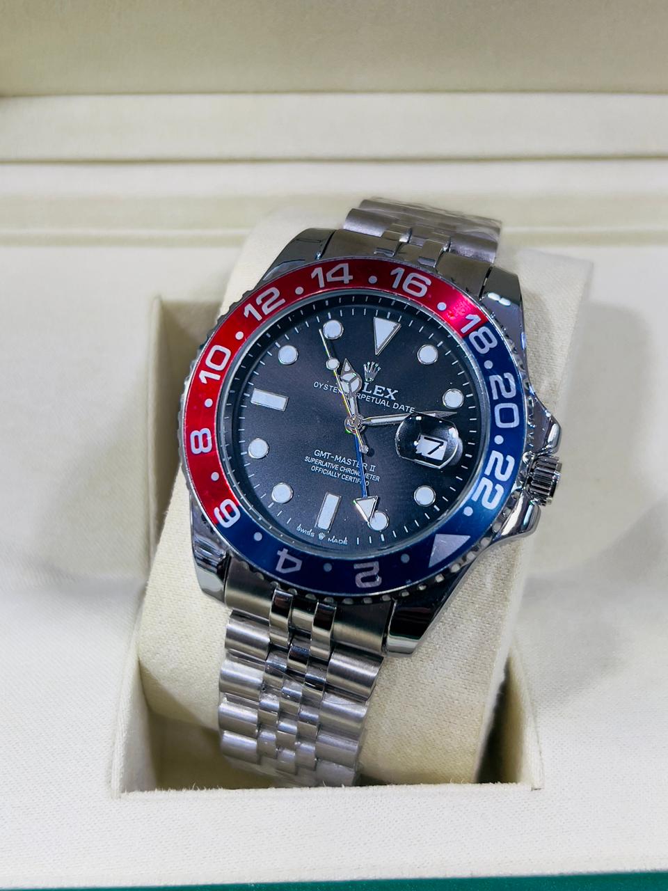 Rolex GMT Red & Blue Rotating Bezel