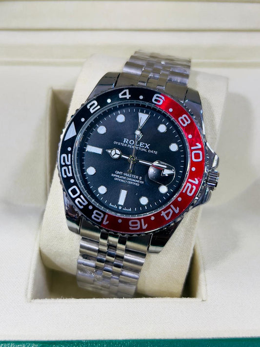 Rolex GMT Black & Red Rotating Bezel