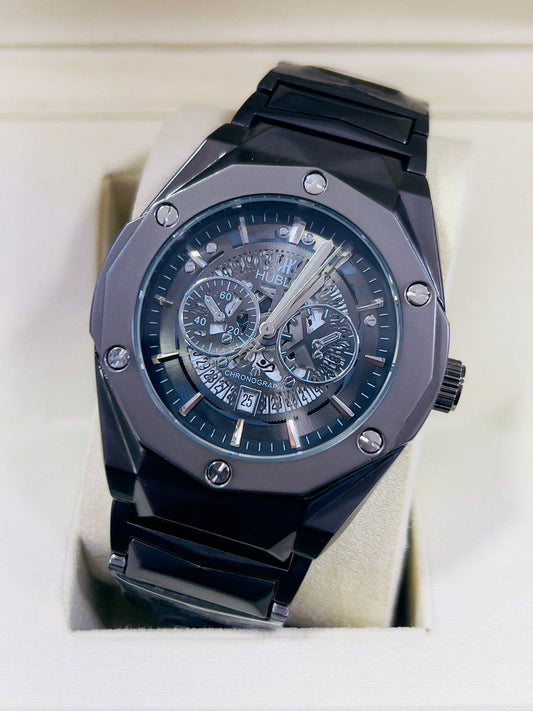Hublot Shadowcore Watch - Full Black with date